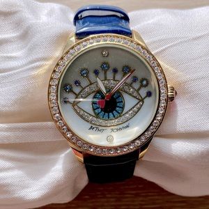 Betsy Johnson Evil Eye Bling Watch